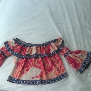 Off the shoulder shirt